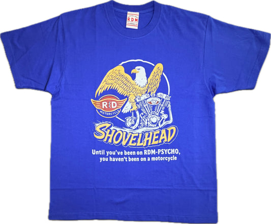 Bald Eagle / Flaming Shovelhead (Blue)