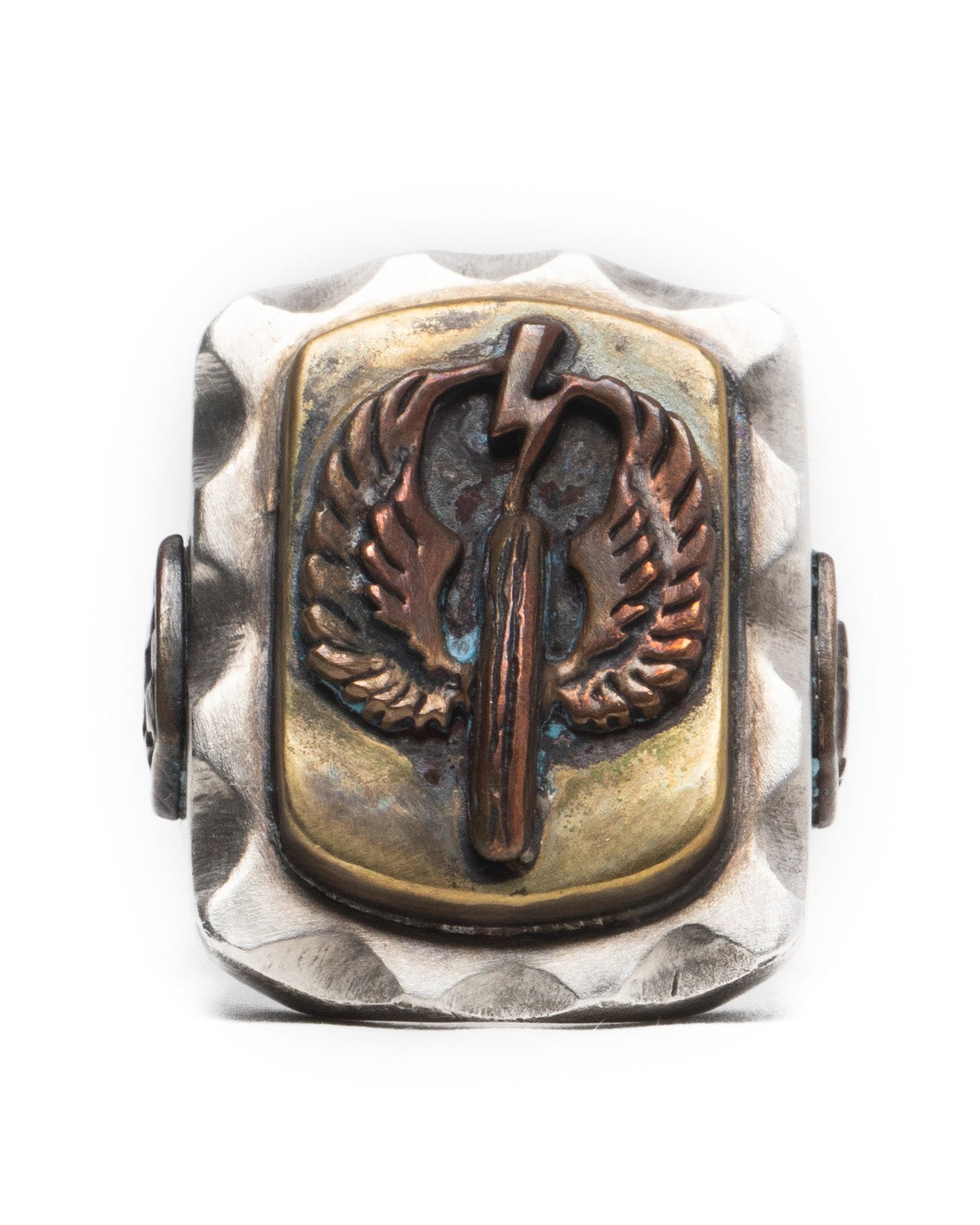 Mexican Biker Ring - Red Copper