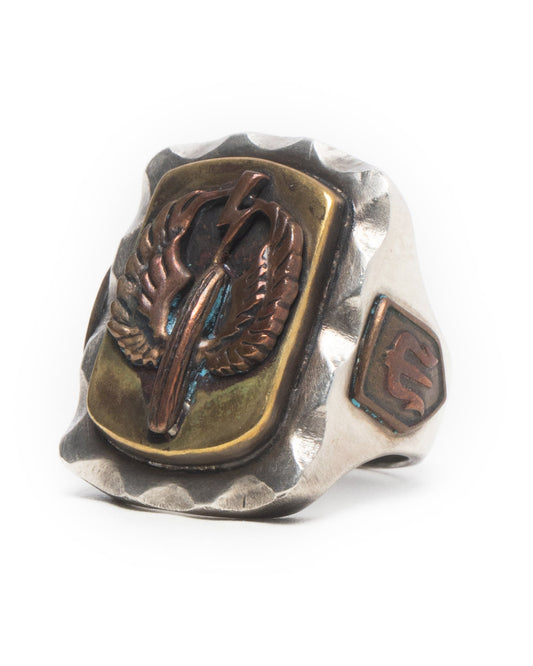 Mexican Biker Ring - Red Copper