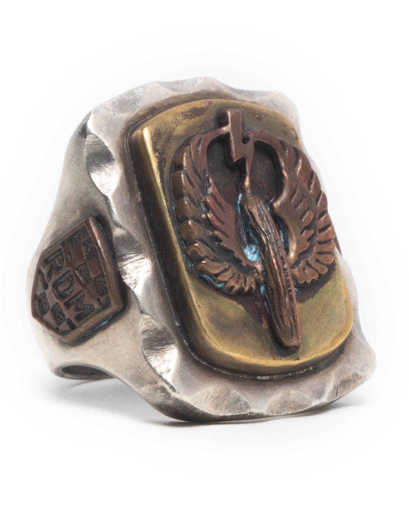 Mexican Biker Ring - Red Copper