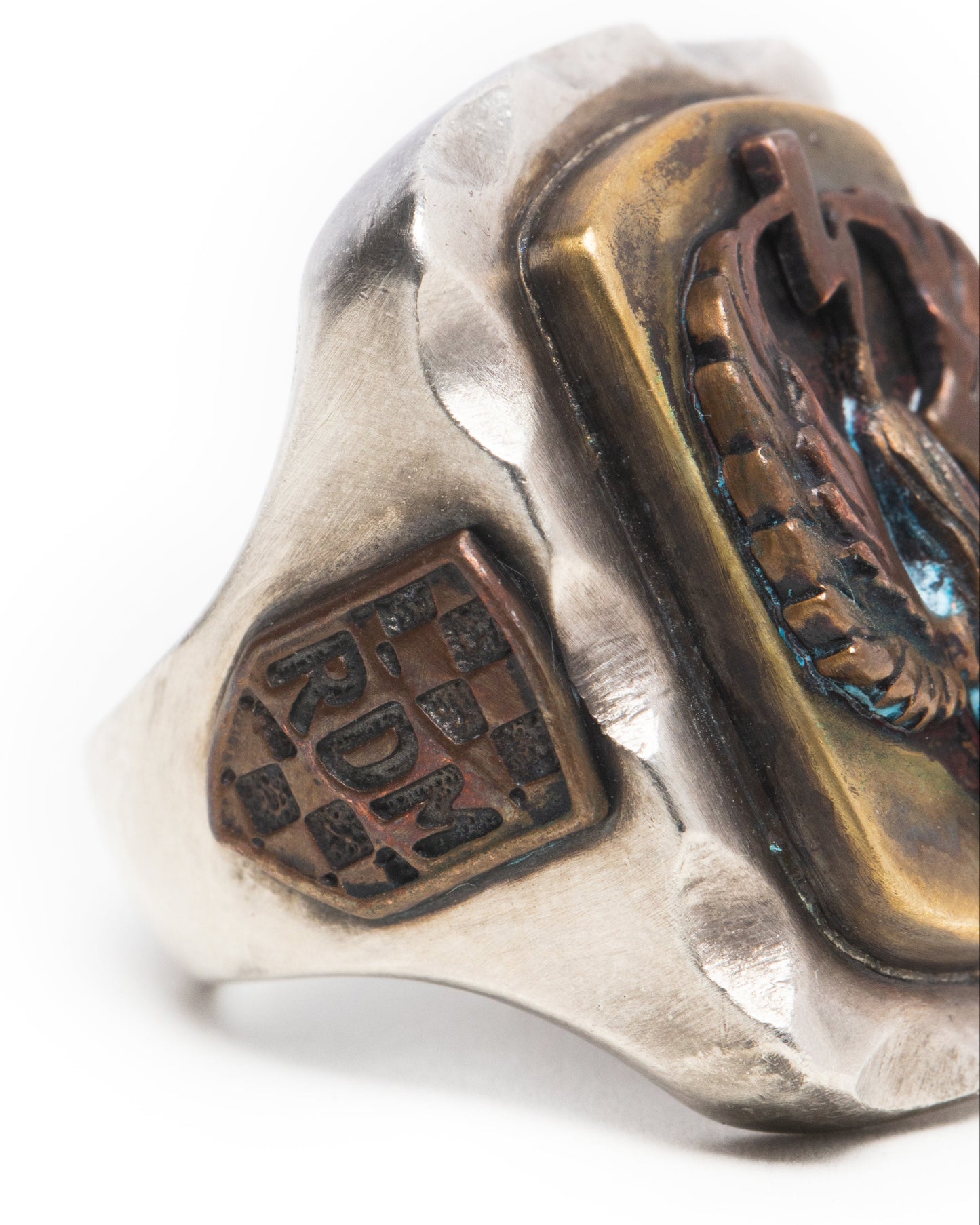 Mexican Biker Ring - Red Copper