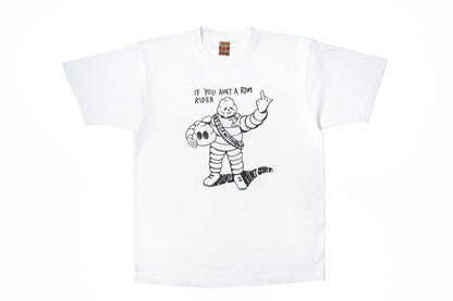 Stacked Tire Zombie / Winged Shovel (White)