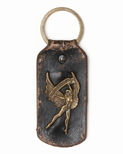 UNFUCKWITHABLE Angel Leather Keychain