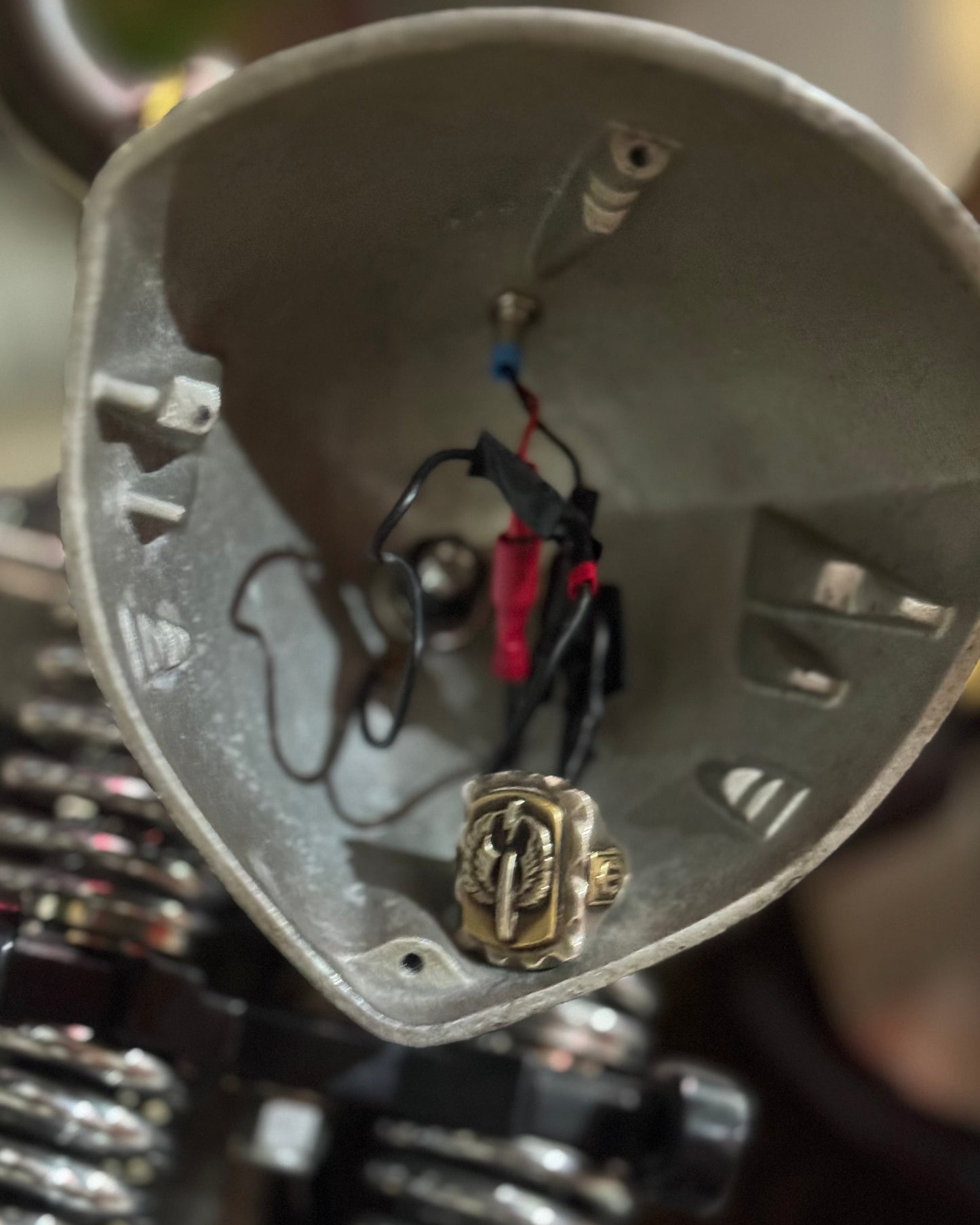 Mexican Biker Ring - Red Copper