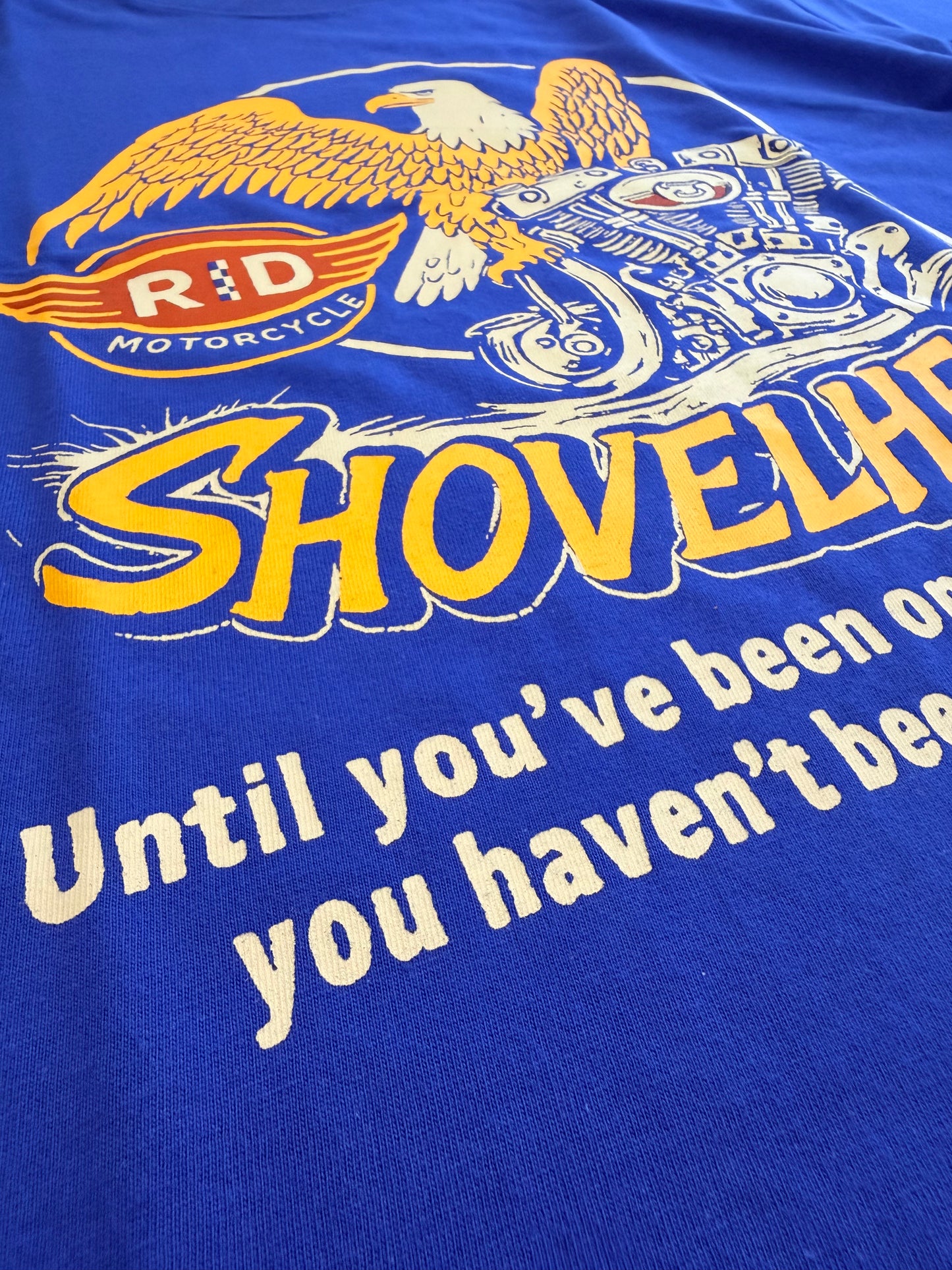 Bald Eagle / Flaming Shovelhead (Blue)