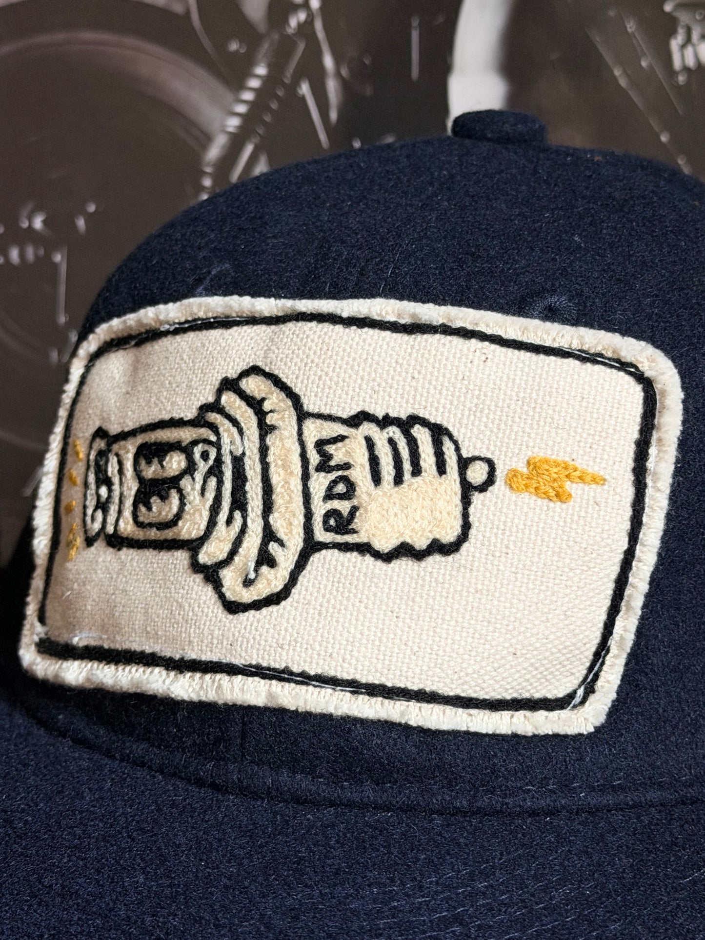 RDM Spark Plug Baseball Cap - Patch by Clumber Mfg Co